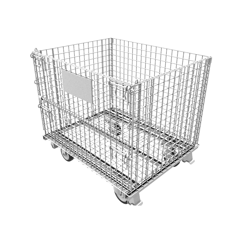 Heavy Duty Warehouse Industrial Transport Metal Wire Container