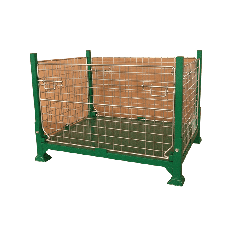 800kg Capacity Stackable Heavy Duty Wire Mesh Container For Storage