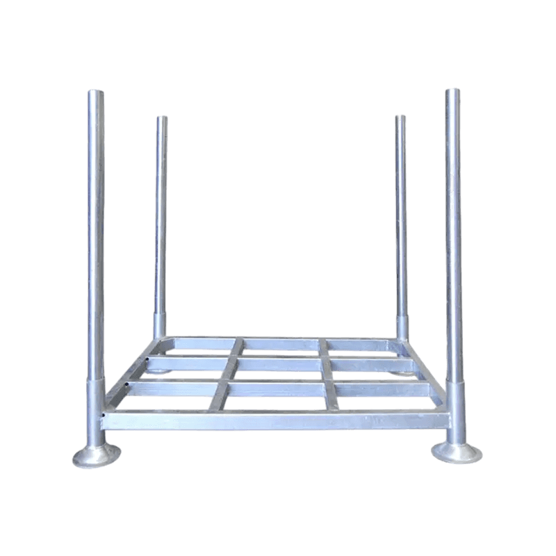 Hot-Dip Galvanized Movable Post Pallet Racks with 1500kg Capacity